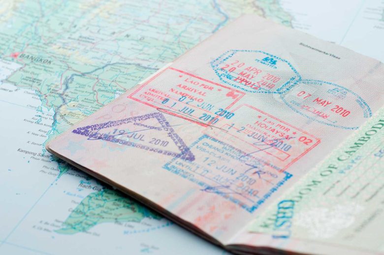 passaporte para países da América do Sul