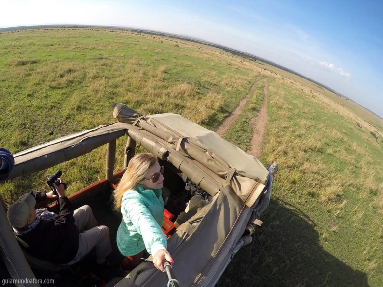 Casaco para safari na África