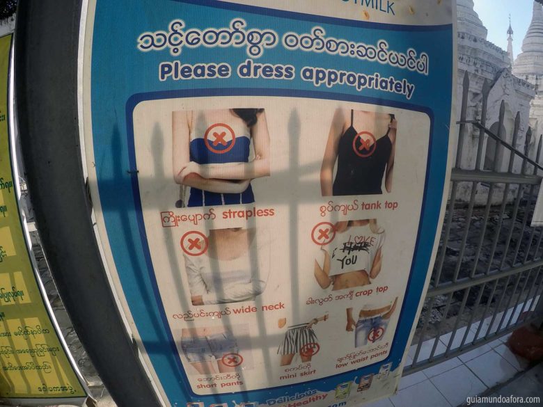 Viagem para Myanmar dress code