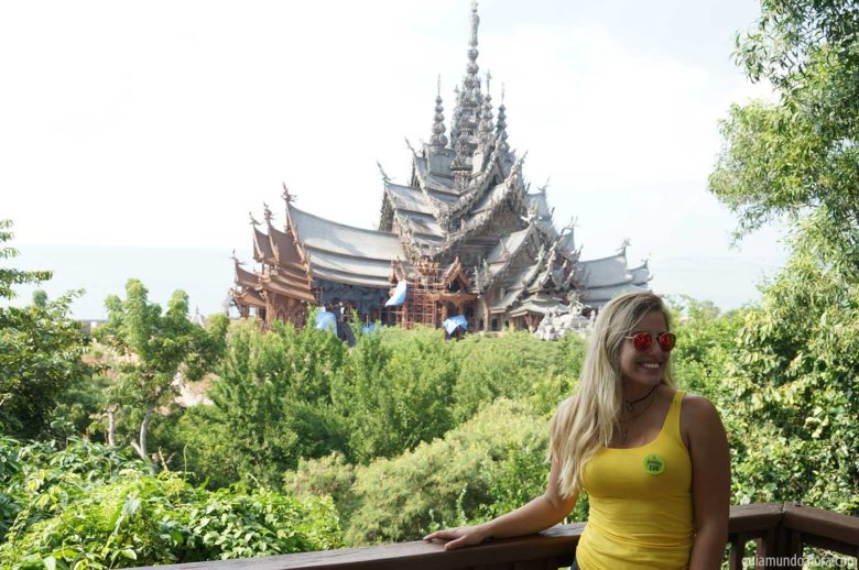 Sanctuary of Truth em Pattaya na Tailândia
