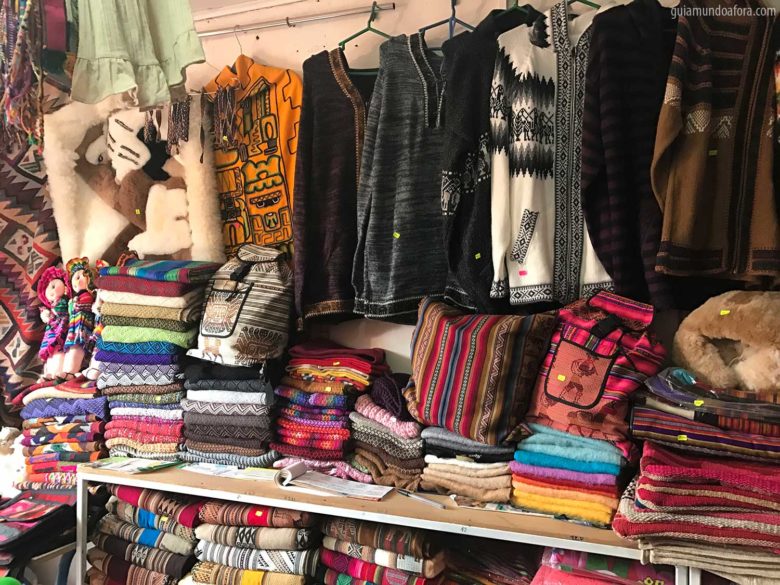 Roupas de frio nas feirinhas
