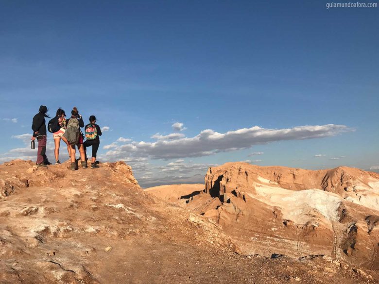 Valle de la Luna no Atacama visual