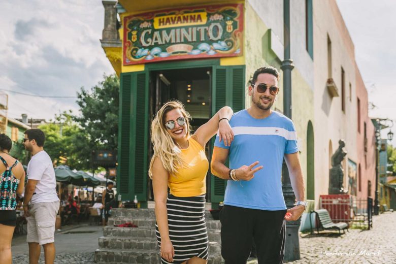 Caminito atrações clichês em Buenos Aires