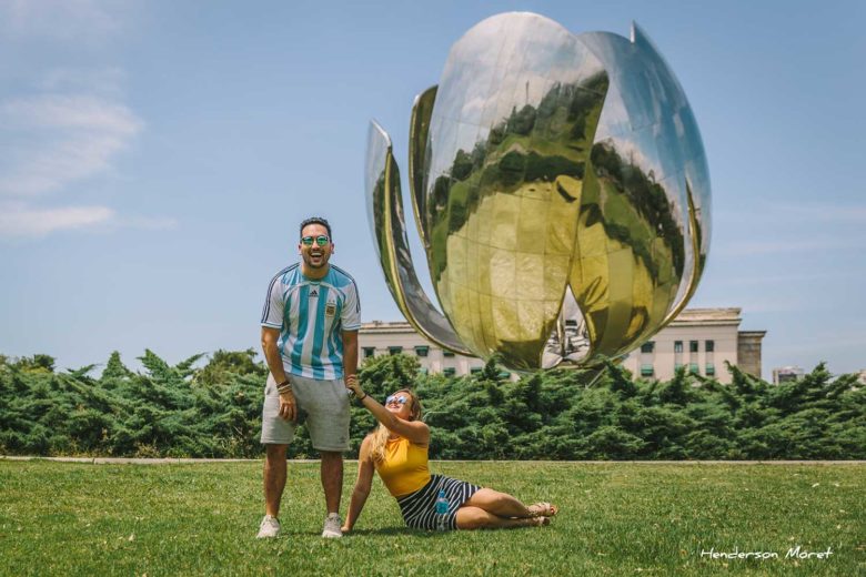 Floralis Generica em Buenos Aires