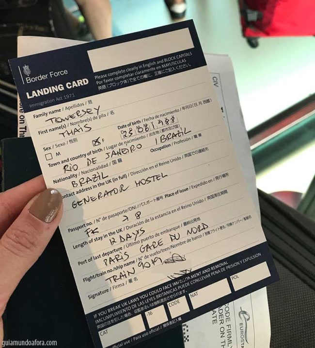 imigração em Londres