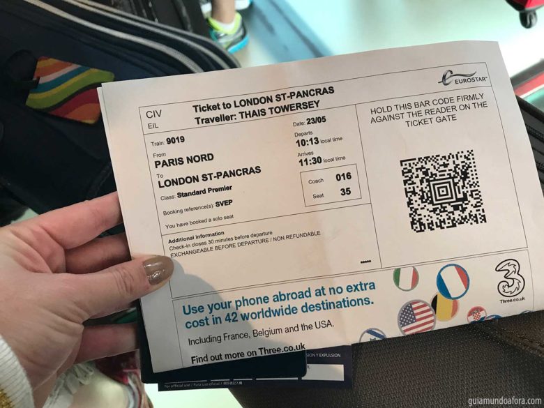 Ticket Eurostar