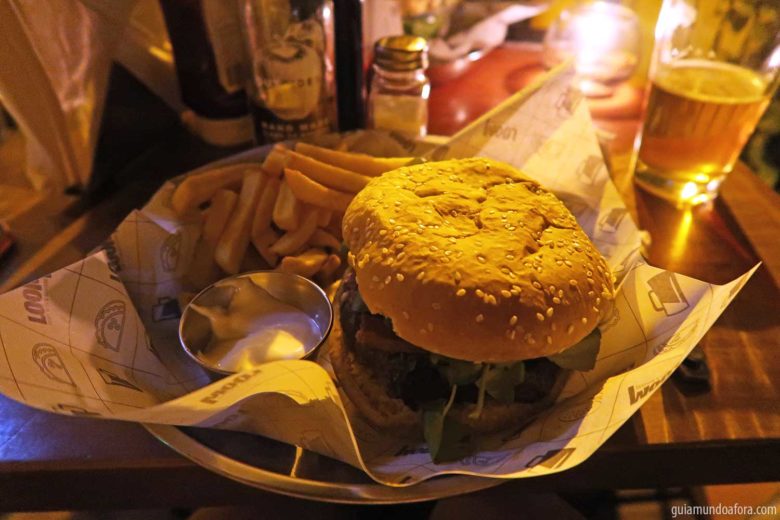 bares em santiago para comer hamburguer