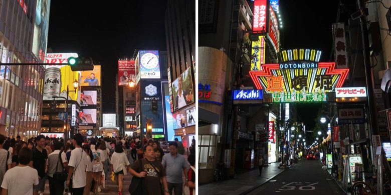 Dotonbori em Osaka no Japão